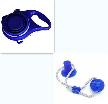 Pet leash With Water Bottle, Cup, Pet Rope